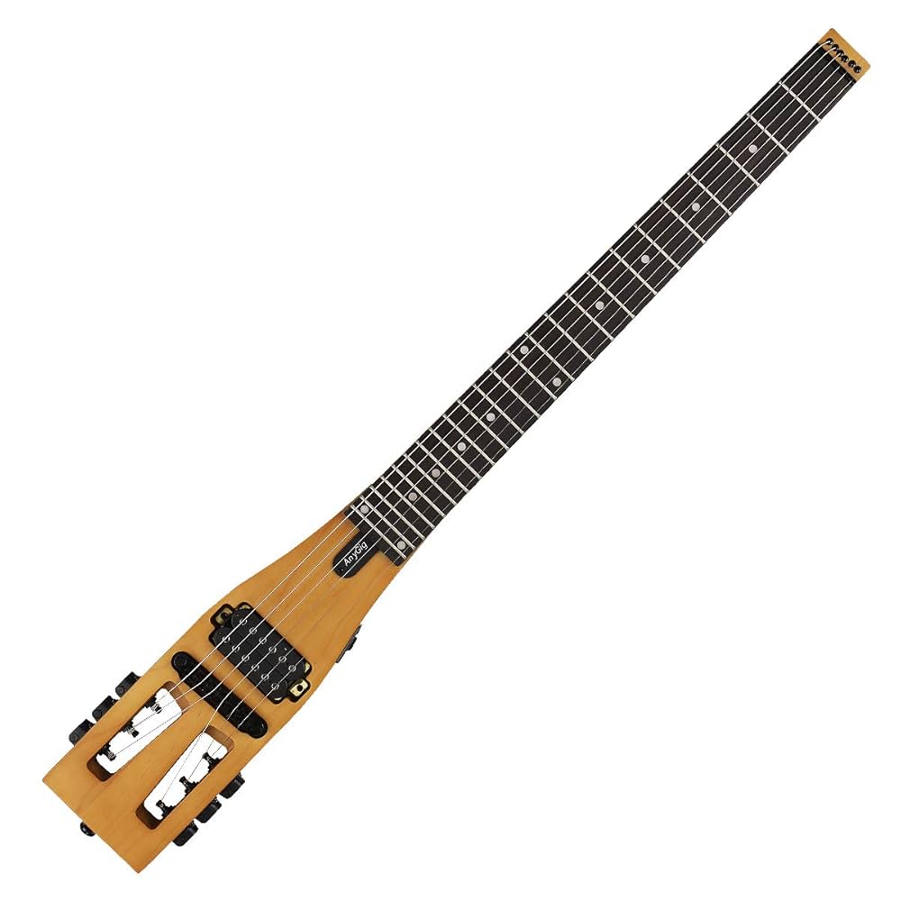 【改造多数】Anygig Travel Guitar Gig Anytime & Anywhere: Headless Electric Guitar Partner for